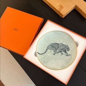 Hermes Panther Salad Plate